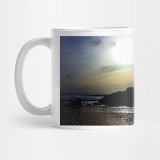 Sunset over the Rocks. California, Highway 1 Mug